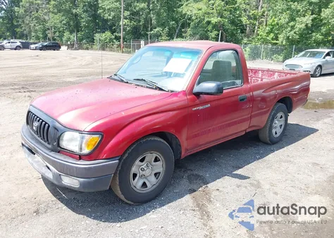 2001 Toyota Tacoma из США, поврежденный, VIN 5TENL42NX1Z805972